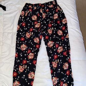 floral joggers